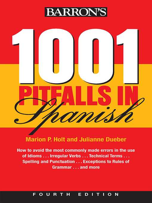 Cover image for 1001 Pitfalls In Spanish